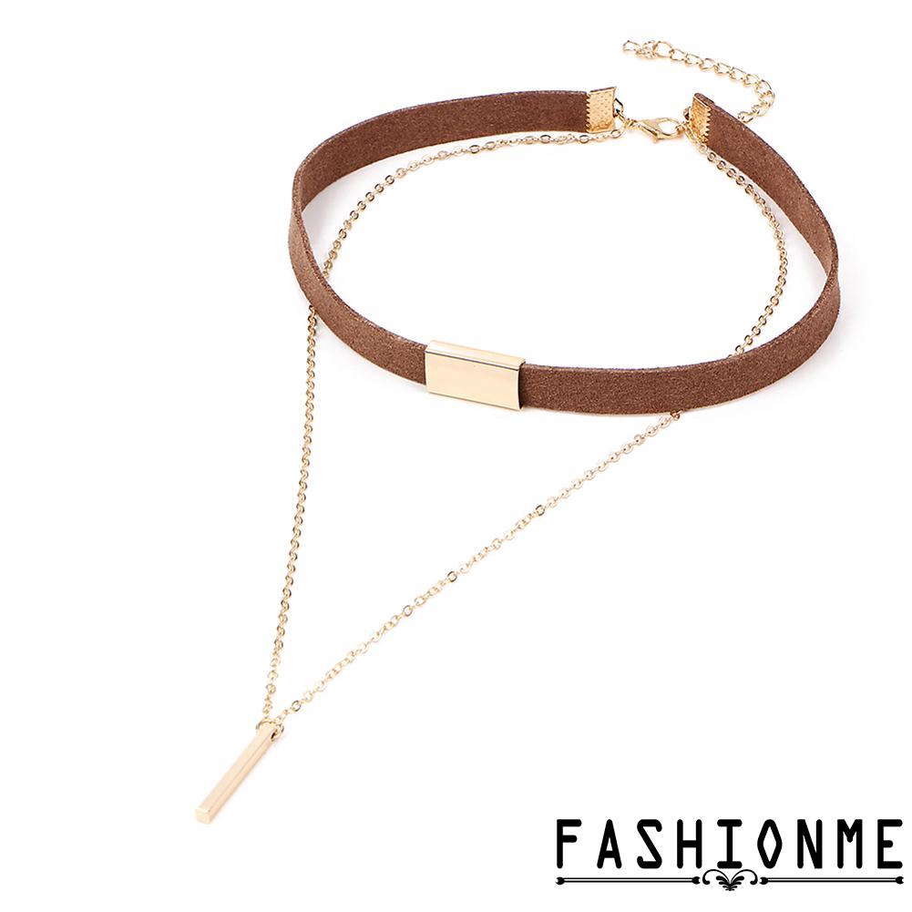 Vòng cổ choker mạ vàng thời trang