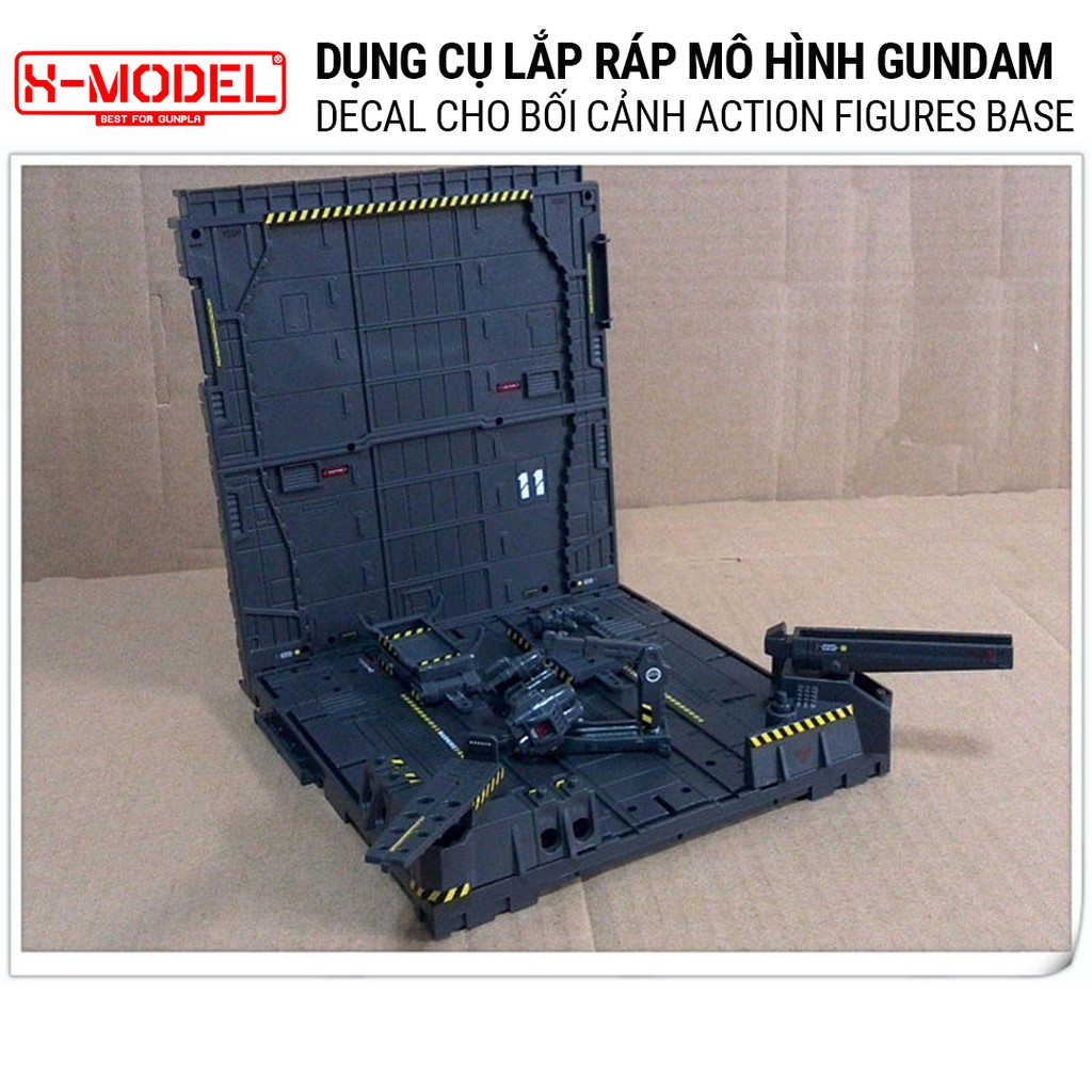 Dụng cụ gundam Decal cho bối cảnh  TY01 Smal; TY02 Large cho Figure Base Action Base, dụng cụ lắp ráp X- MODEL