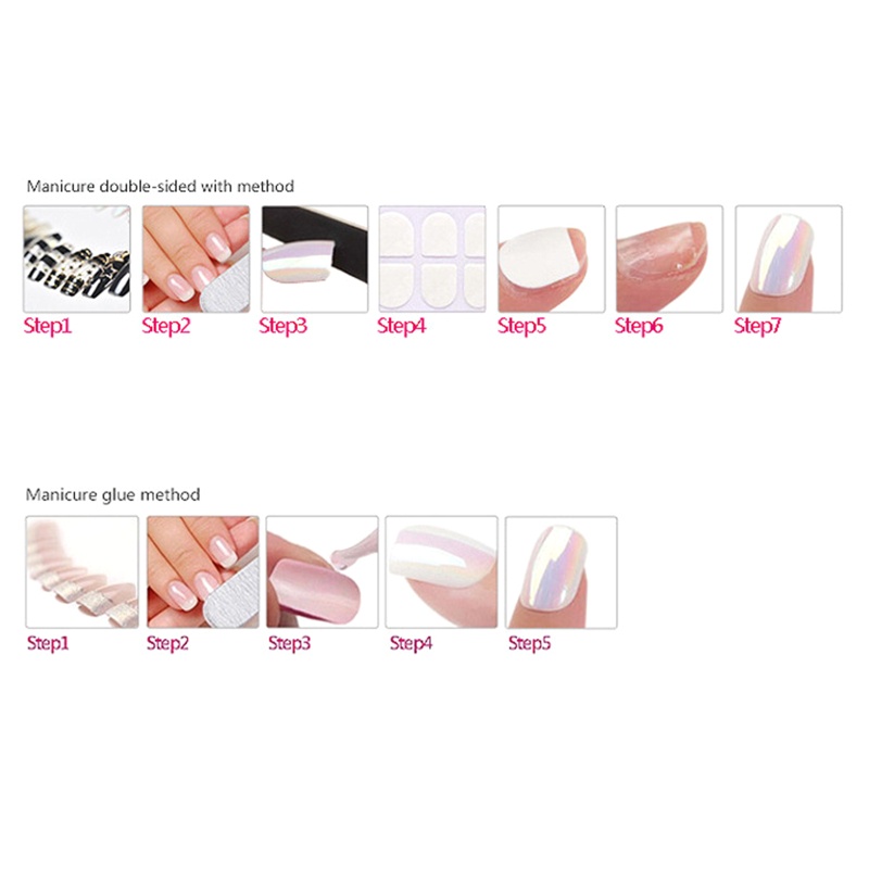 time* 24Pcs Short Square False Nails Artificial Fake Nails Full Cover Fake Fingernails