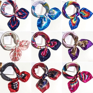 Khăn choàng cổ bằng lụa satin phong cách cổ điển cho nữ