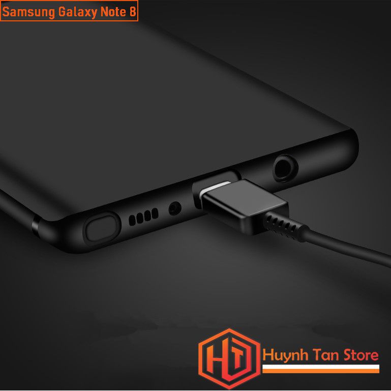 Ốp lưng TPU màu dẻo đen Samsung Note 8 thiết kế mỏng dẻo ôm sá | BigBuy360 - bigbuy360.vn