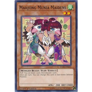 Thẻ bài Yugioh - TCG - Mahjong Munia Maidens / EXFO-EN030'