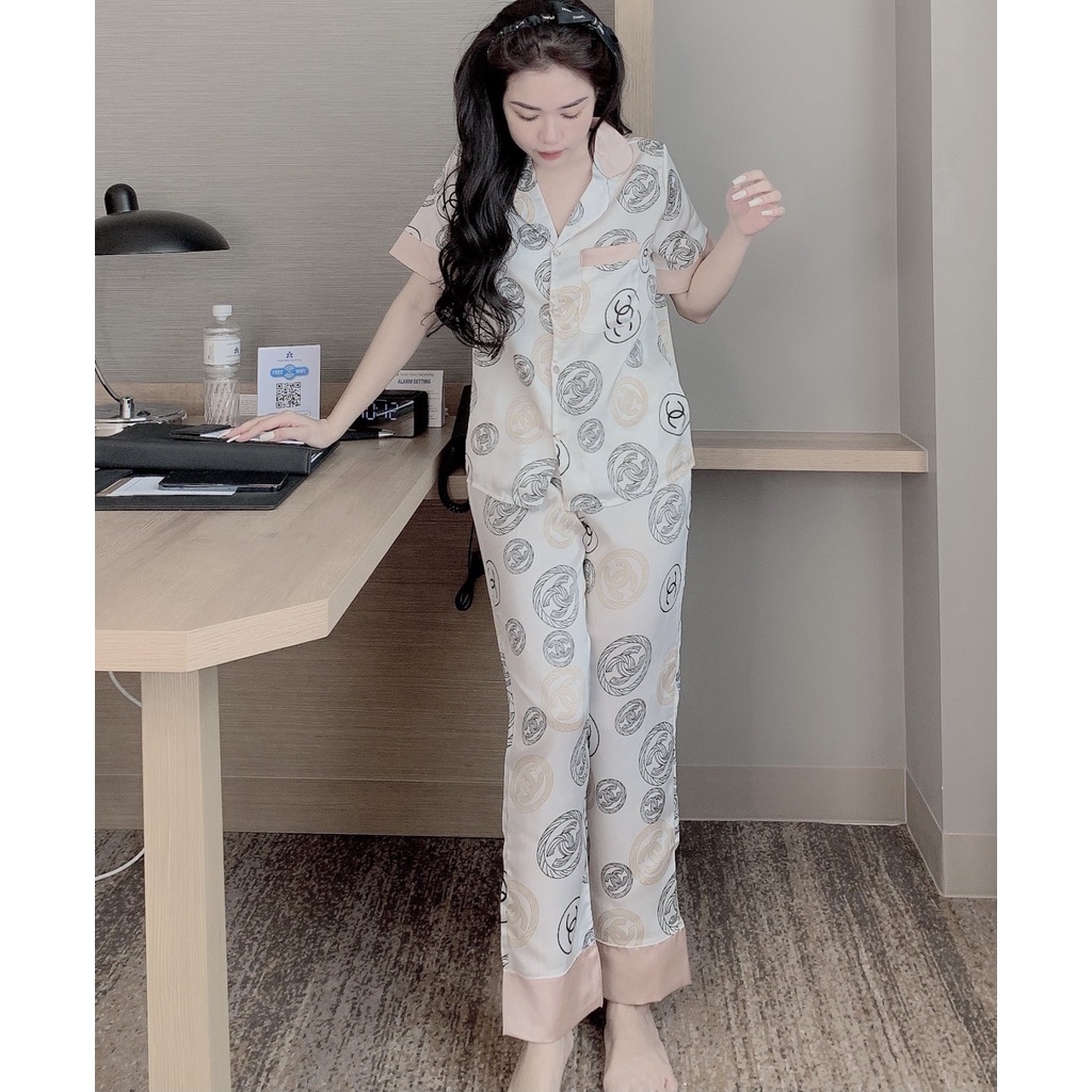 [Siêu Hot] Bộ đồ Pijama lụa💖Bộ lụa thiết kế Cộc Dài Họa tiết chất liệu mát lịm [HÀNG ĐẸP] [ẢNH THẬT +VIDEO] | BigBuy360 - bigbuy360.vn