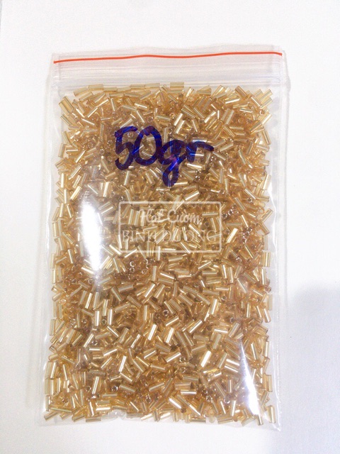 1500-2000 HẠT ỐNG BẠC 3mm 7mm TRANG TRÍ