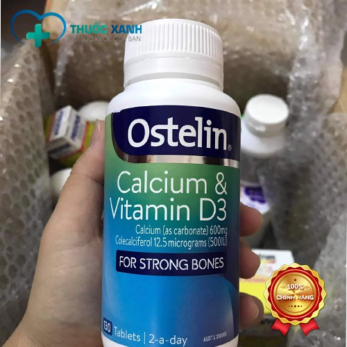 Calcium & Vitamin D3, CANXI BẦU, Canxi Ostelin cho bà bầu và sau sinh 130 viên - Xuất xứ Úc