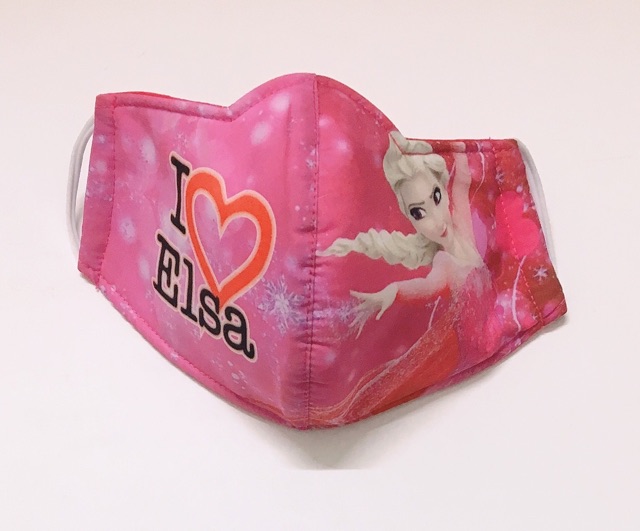 Combo 2 khẩu trang vải elsa dành cho bé gái | BigBuy360 - bigbuy360.vn