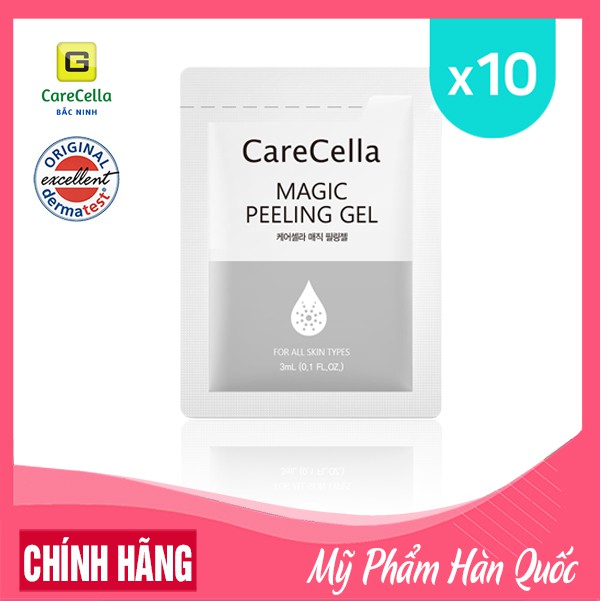 [Mẫu thử] Tẩy da chết ☘️ 6 IN 1 ☘️ CareCella Magic Hàn Quốc/Carecella Magic Peeling Gel 3mL