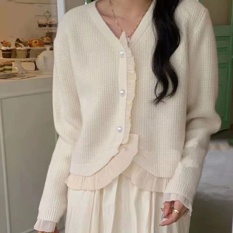 Áo Khoác Cardigan Dệt Kim Dáng Ngắn Phong Cách Hàn Quốc  tao bao