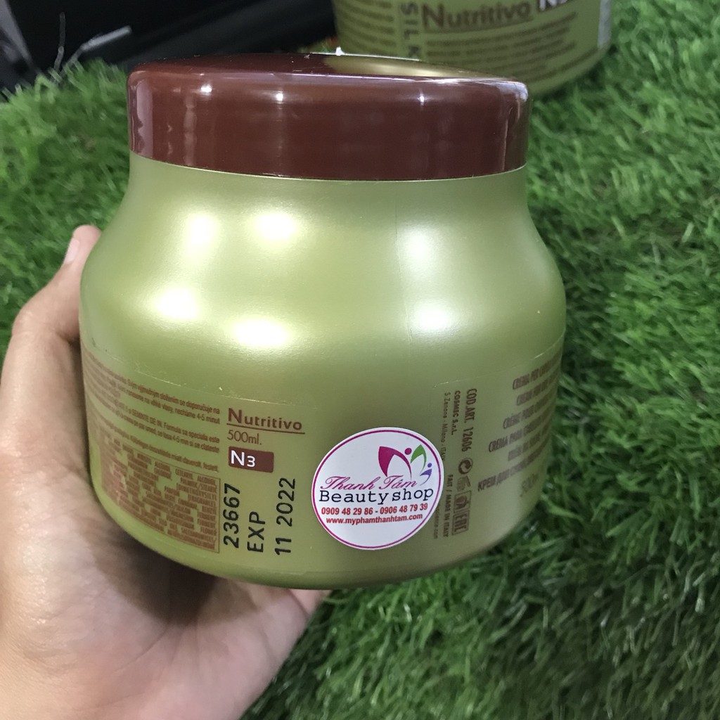 Hấp Dầu Phục Hồi Tóc Bes Hergen Silkat Nutritivo N3 500ml