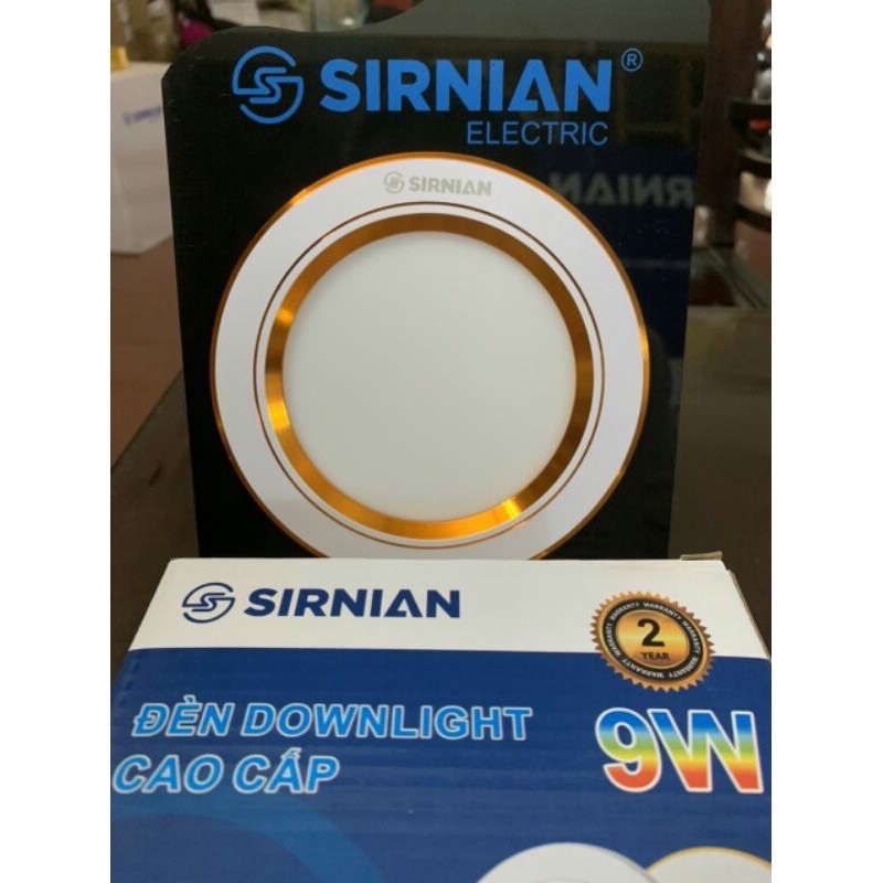 Đèn Led Downlight âm Trần 9w 3 màu tản nhiệt nhôm cao cấp