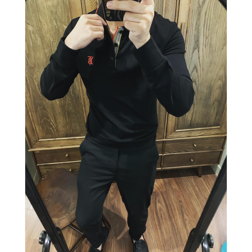 Áo polo có cổ dài tay BBR