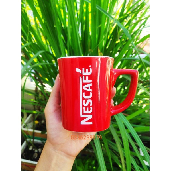 Ly sứ, ly gốm có quai nhiều họa tiết xinh, hàng khuyến mãi của Nescafe và Unilever