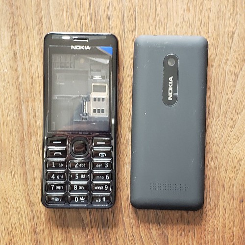 Vỏ Nokia 206 có sườn - có phím