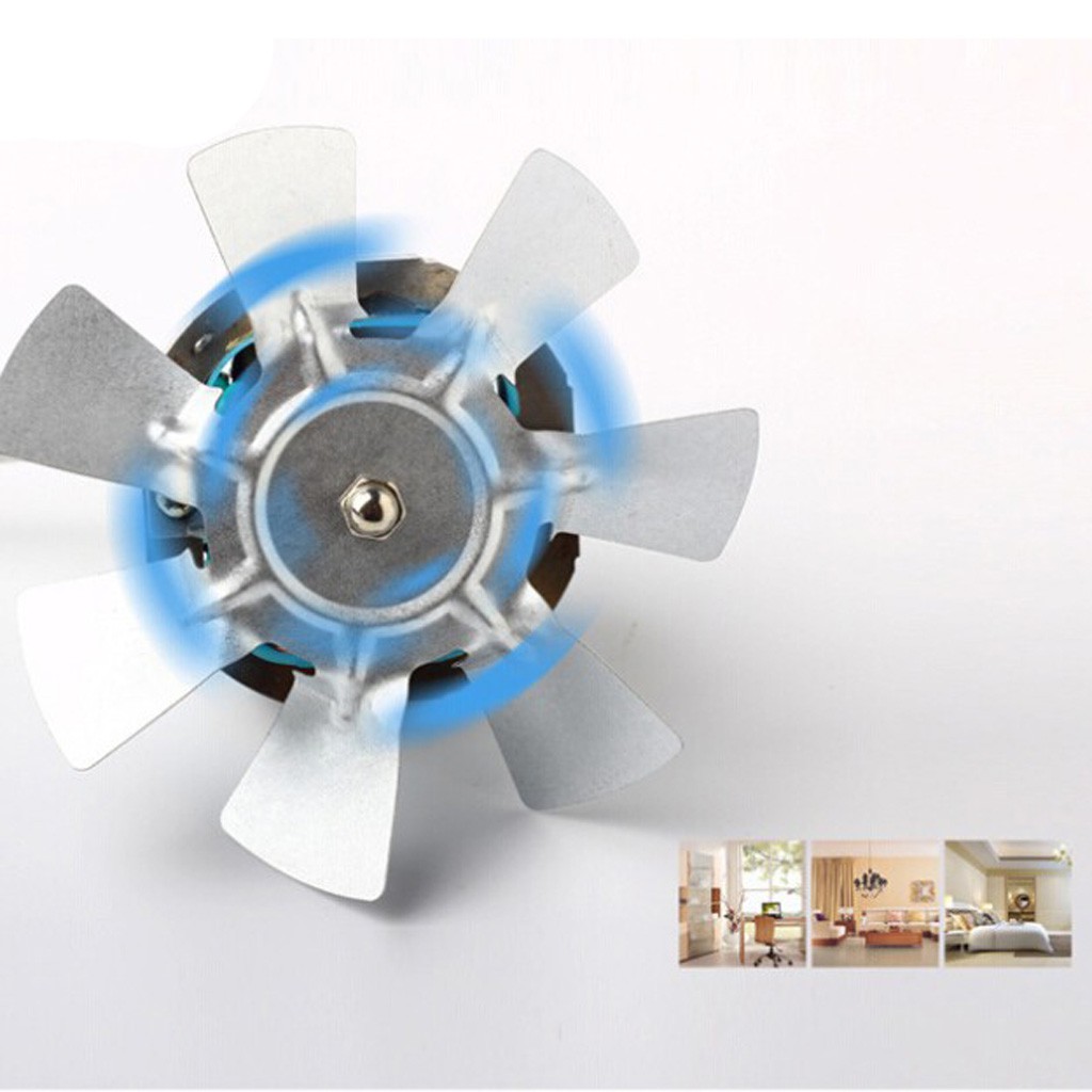 Quạt nội tuyến 6 inch 40W Máy thổi khí thông gió màu trắng