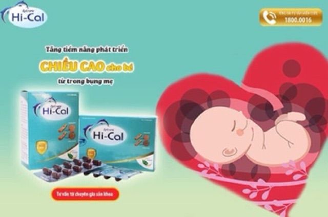 HiCal Canxi Nano tự nhiên cho phụ nữ mang thai và cho con bú