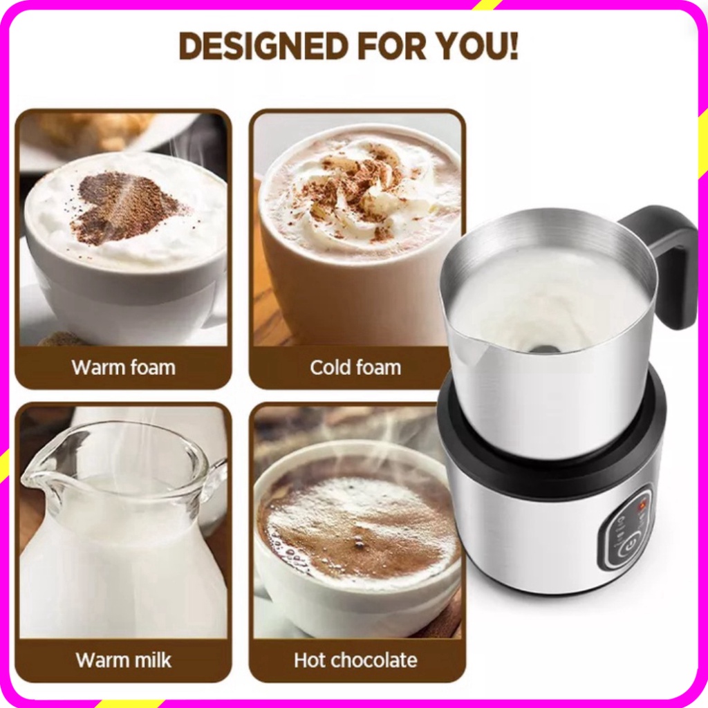 Máy tạo bọt sữa chuyên nghiệp dùng cho quán 4 trong 1 Chulux QF-MF221118 - BẢO HÀNH 12 THÁNG