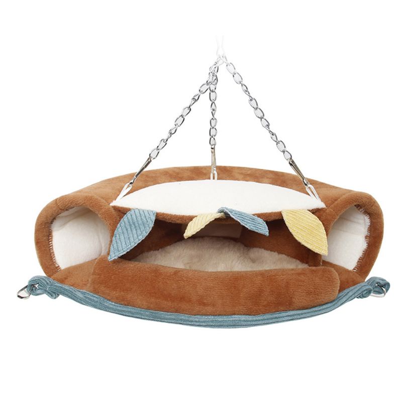 Võng Treo 2 Tầng Giữ Ấm Mùa Đông Cho Chuột Hamster