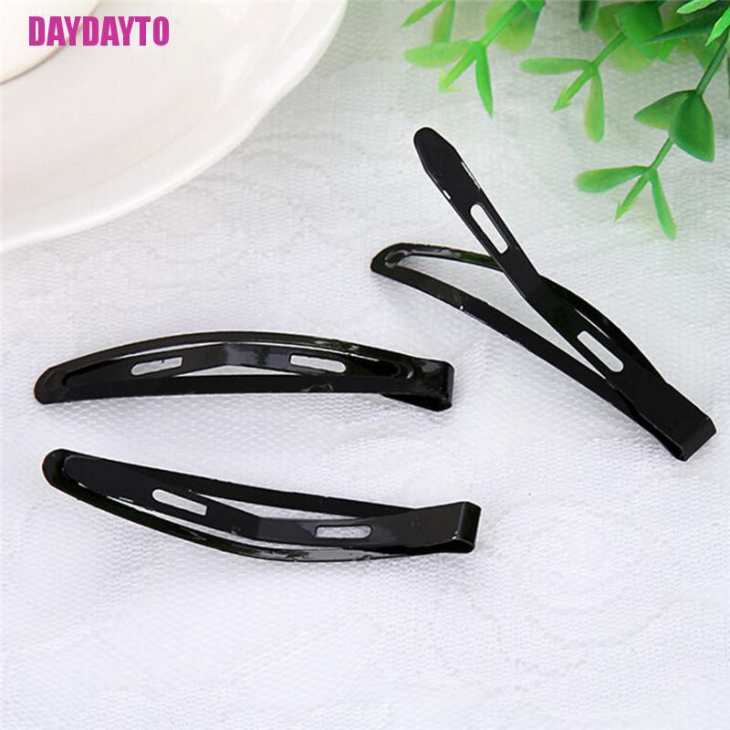 Set 12 Kẹp Tóc Màu Đen Kiểu Dáng Đơn Giản Cho Nữ