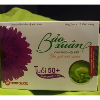 Thực phẩm chức năng bổ sung và cân bằng nội tiết tố nữ Bảo xuân 50+