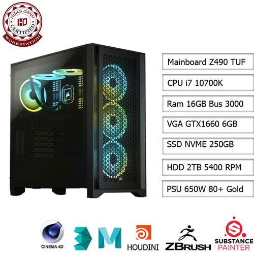 Máy tính Workstation Chuyên 3D Design và Animation