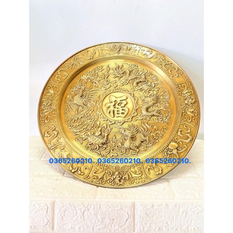MÂM TỨ LINH 52 CM CHẤT LIỆU  BẰNG  ĐỒNG