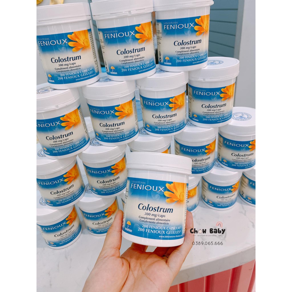 Sữa non Pháp Fenioux Colostrum 200v