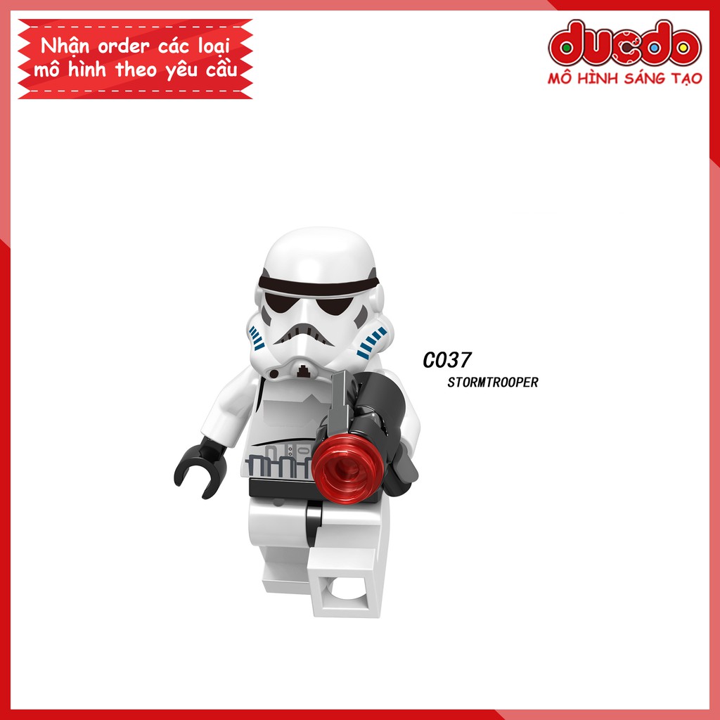 Minifigures các nhân vật trong Star War full vũ khí - Đồ chơi Lắp ghép Xếp hình Mô hình Mini Iron Man LeLe C032 - 039