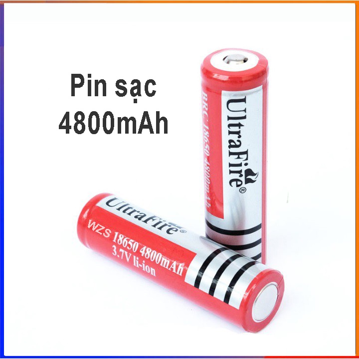 Pin sạc ultrafire 18650 4800mAh 3.7V 4.2V