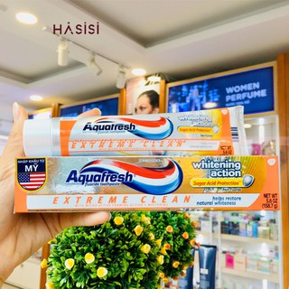 KEM ĐÁNH RĂNG AQUAFRESH - Extreme Clean Whitening Action 158.7g (Cam)