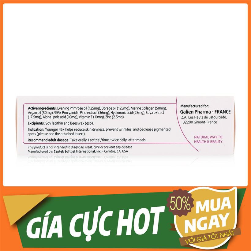 [CHÍNH HÃNG][ SALE ] 👑 Viên uống Younger 🌺 [ SALE ]