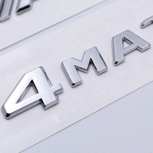 [GIÁ SỐC - HÀNG CHÍNH HÃNG] Sản Phẩm Decal 3D nhựa chữ nổi 4 MATIC dán xe đuôi ô tô (HÀNG LOẠI 1)
