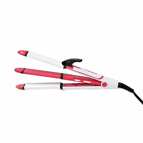 Máy Làm Tóc Freeship Máy uốn tóc Mini, DUỖI, BẤM, DẬP XÙ 4in1 Shinon SH-8005