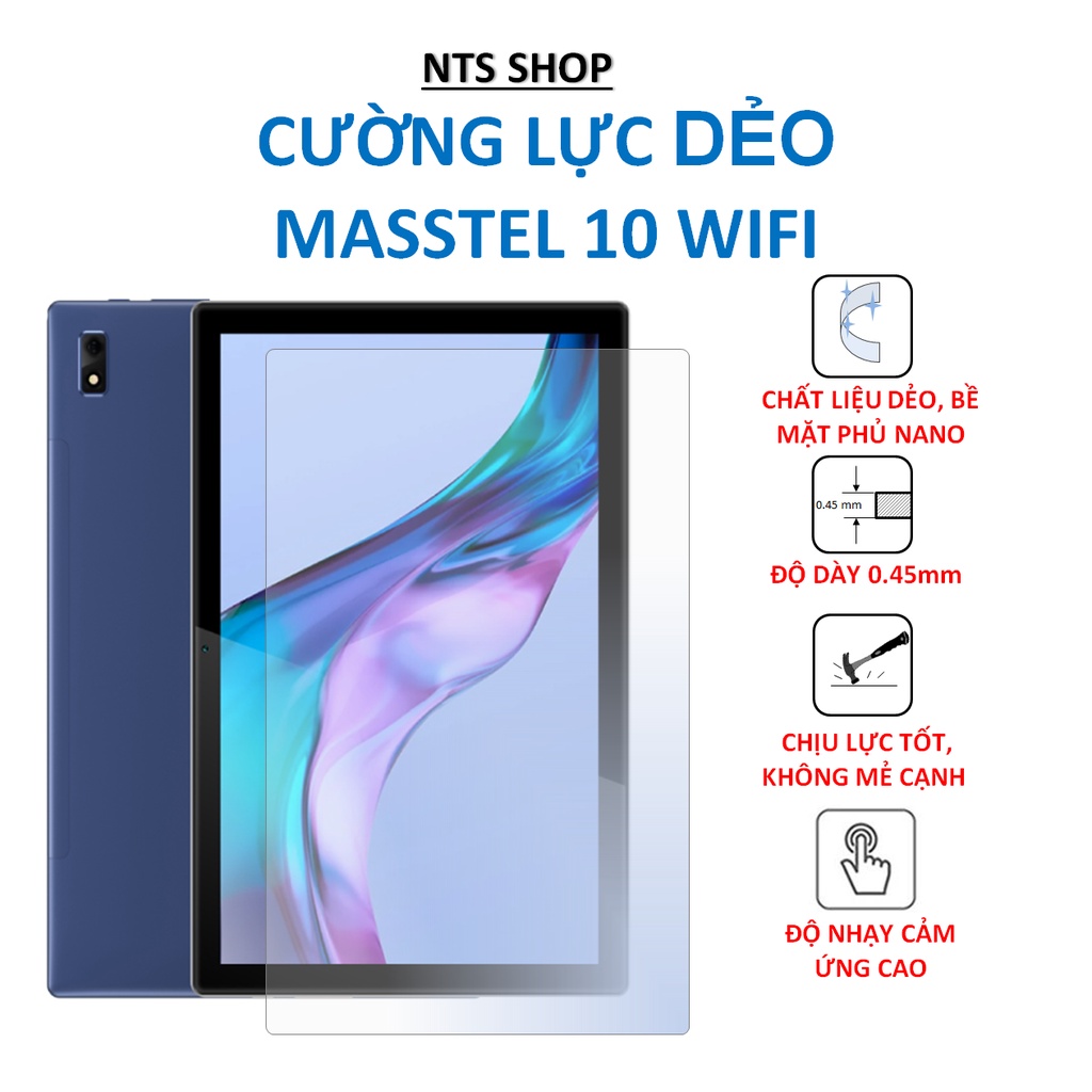 Cường lực dẻo bảo vệ màn hình Masstel 10 wifi