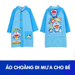 Áo choàng đi mưa trẻ em hình hoạt hình siêu xinh