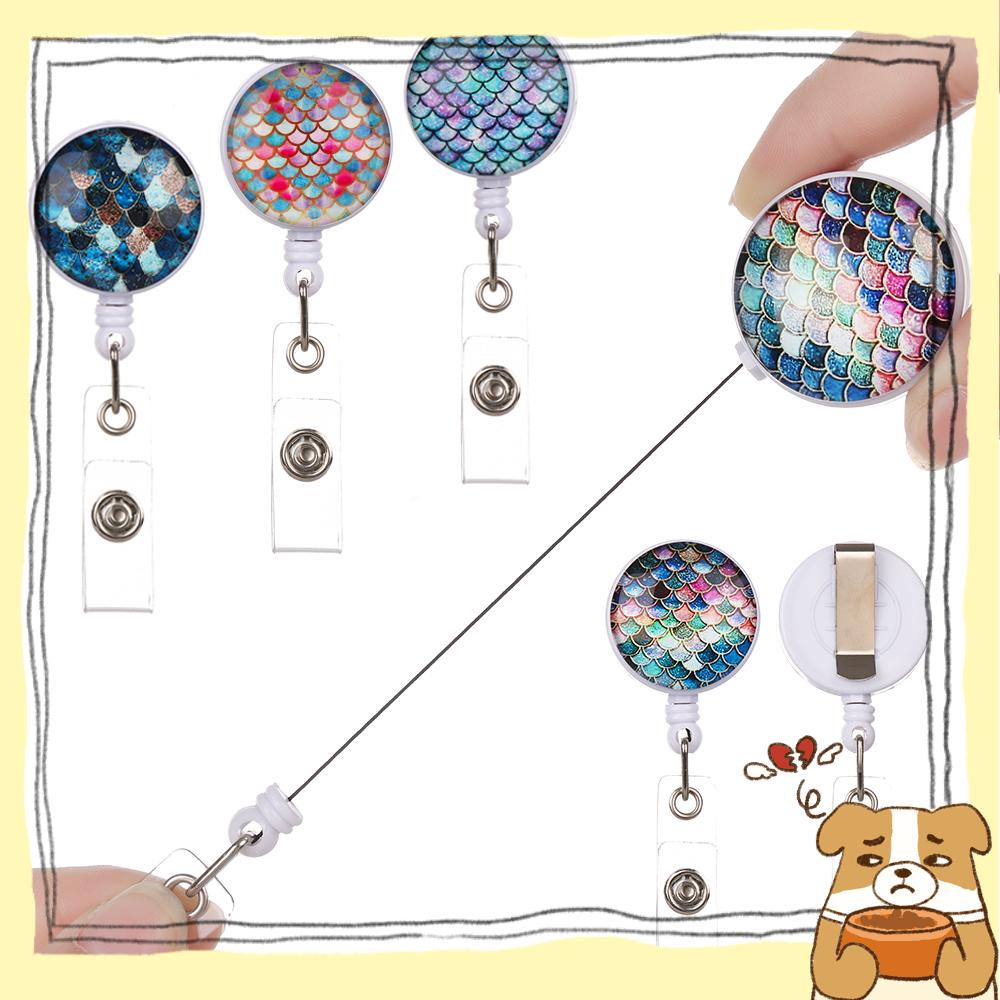 1 Móc Kẹp Giữ Thẻ ID Chống Thất Lạc Tiện Dụng Giá Đỡ