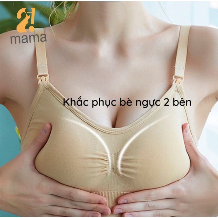 Áo lót bầu sau sinh cho con bú, chống chảy sệ, có nút mở cho bé ti mềm mại, thoải mái 2MAMA V158