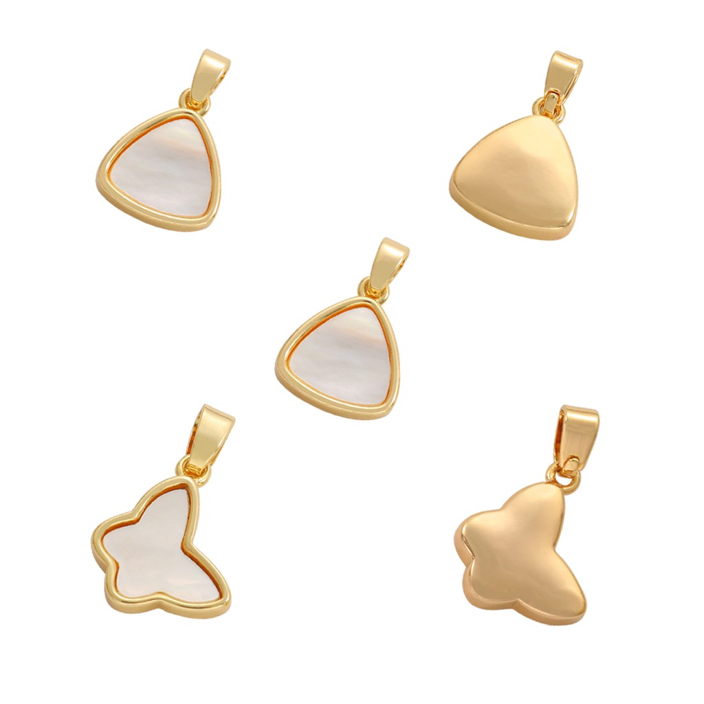 Mặt dây Beadia bằng đồng mạ vàng 18k thiết kế thời trang