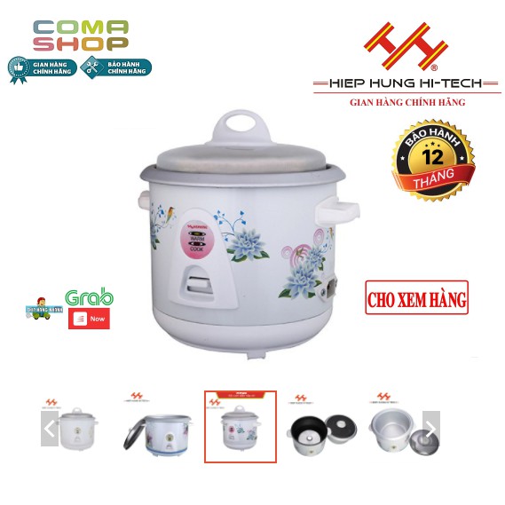[Mã ELFLASH5 giảm 20K đơn 50K] HH06 - NỒI CƠM ĐIỆN NẮP RỜI HIỆP HƯNG 1L (2-3 NGƯỜI ĂN) - BẢO HÀNH CHÍNH HÃNG 12 THÁNG