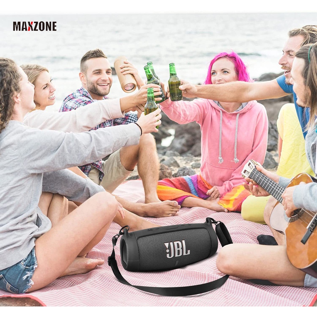 Maxzone Vỏ Bảo Vệ Silicon Chống Thấm Nước Cho Loa Bluetooth JBL Charge 5