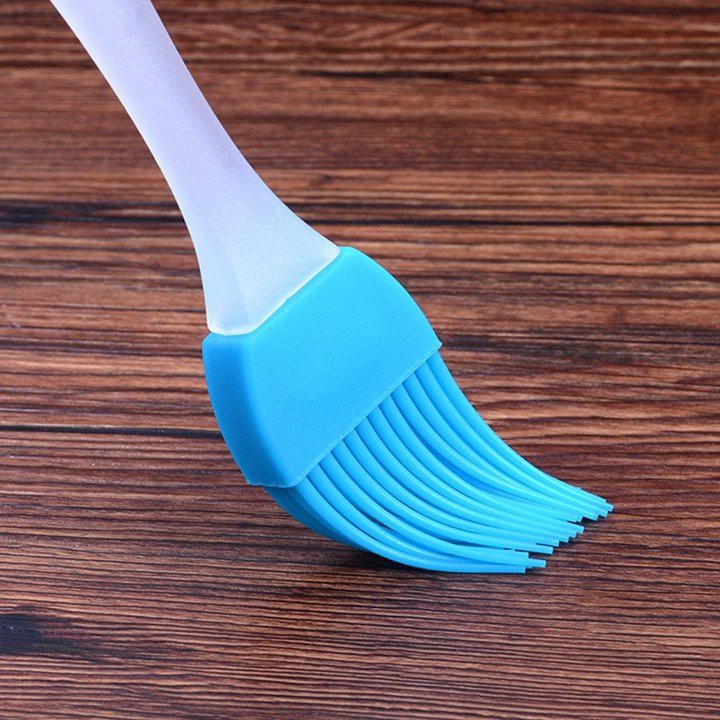 Cọ Chổi Phết Bơ Dầu, Quét Mặt Bánh Silicone Cán Nhựa