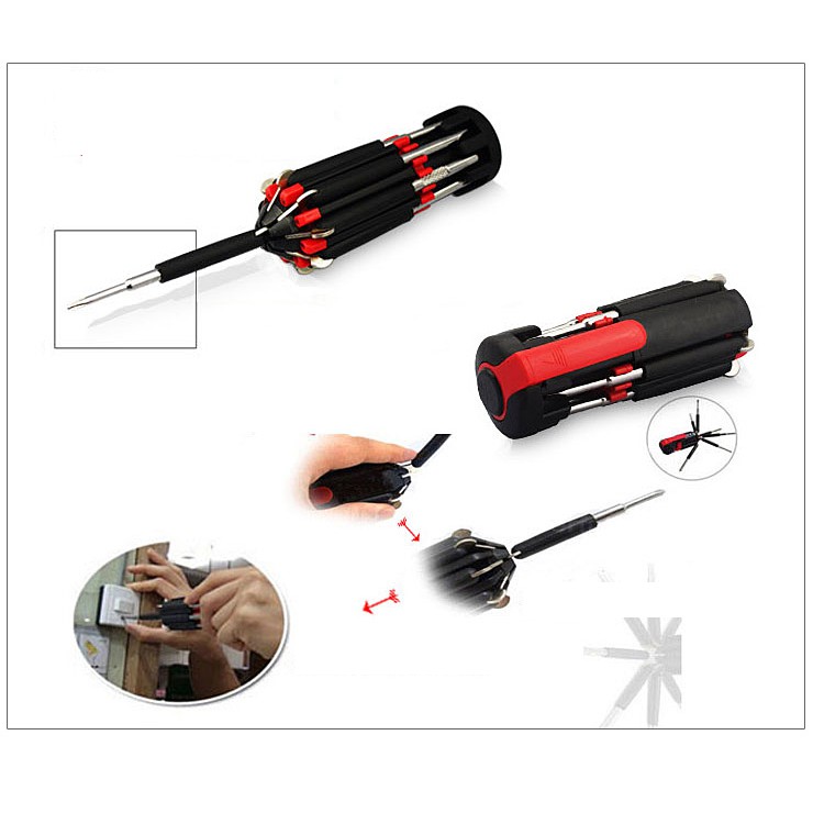 Bộ tua vít vặn ốc vít đa năng 8 in 1 có đèn led tiện dụng ✴️FREESHIP✴️ chất lượng tốt giá rẻ .