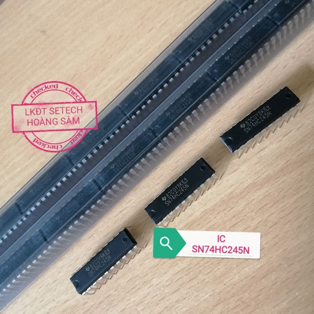 IC số 74HC245 chính hãng chân cắm DIP20, chân dán SO-20, TSSOP-20 | WebRaoVat - webraovat.net.vn