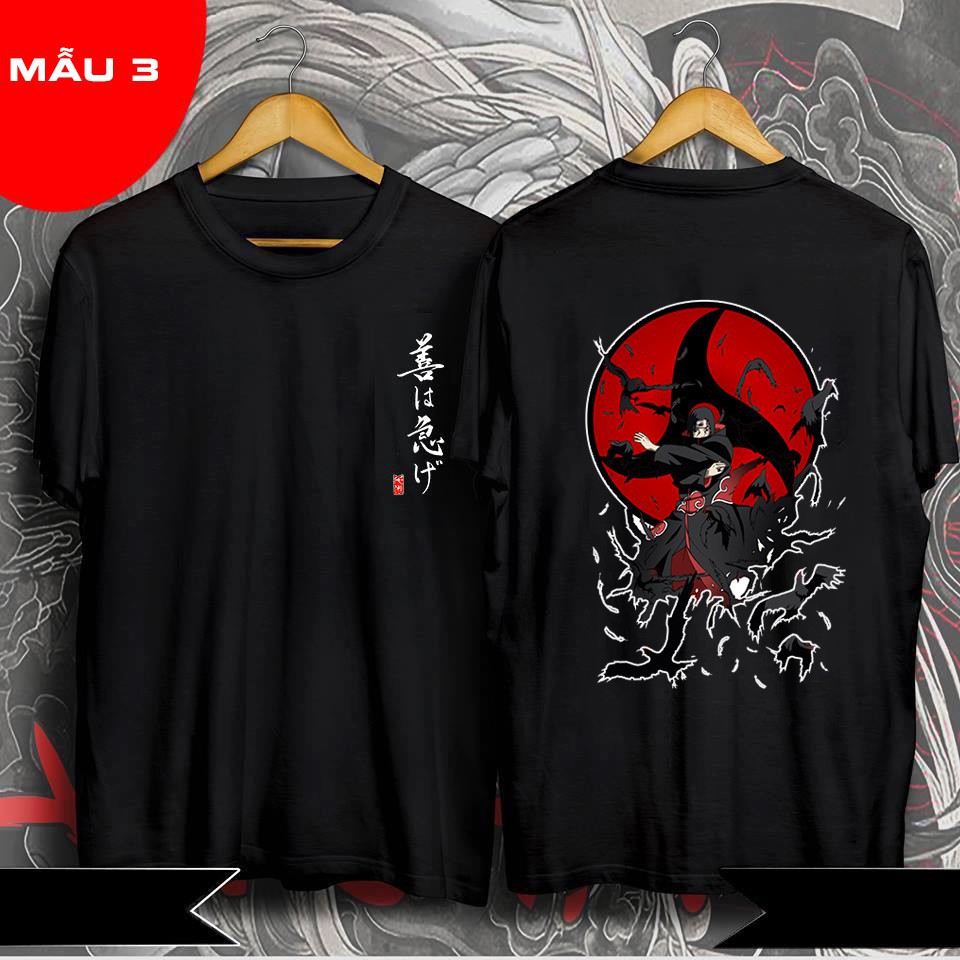ÁO THUN ONE PIECE Naruto in hình Sasuke uchiha - Luffy Zoro Itachi - Anime giá tốt KÈM CHÂT LƯỢNG
