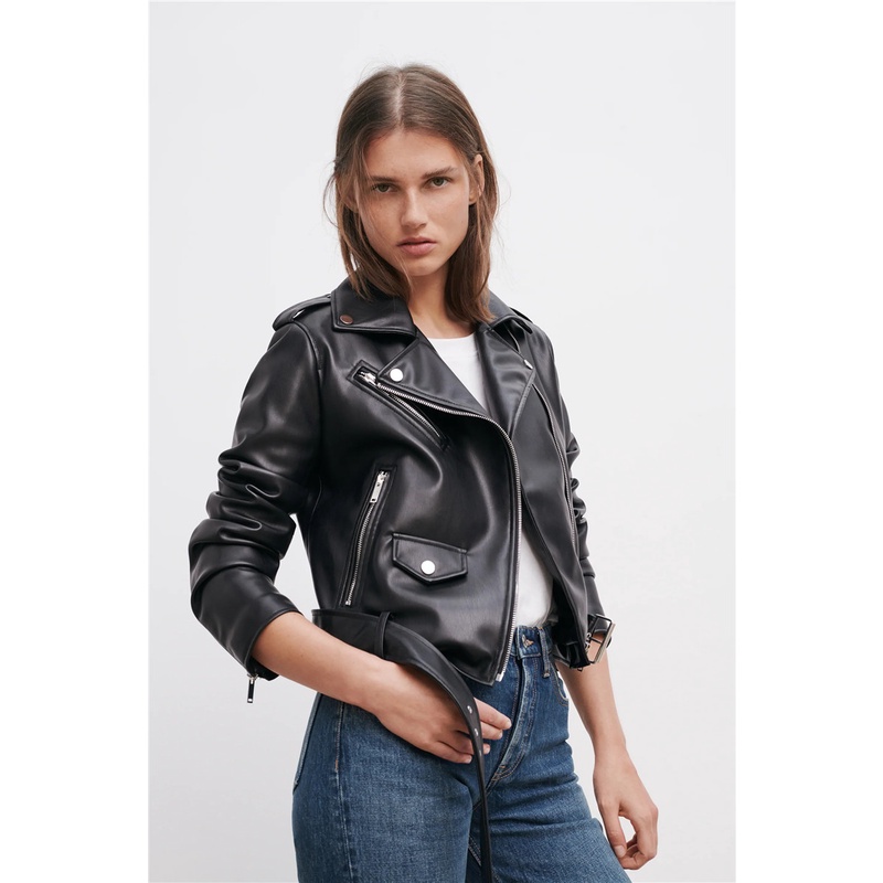 Áo da Zara auth tuồn