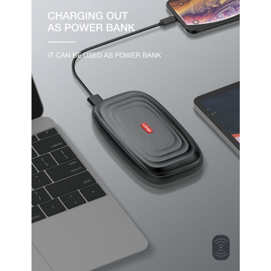 Chính Hãng Loa Bluetooth Kiêm Sạc Dự Phòng LDNIO BTS11 Pin 5000Mah Âm Thanh Đỉnh Bảo Hàng 6 Tháng