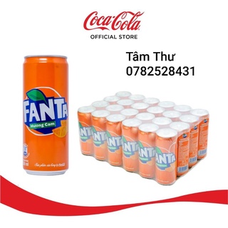 Lốc 6 lon nước cam Fanta 330ml