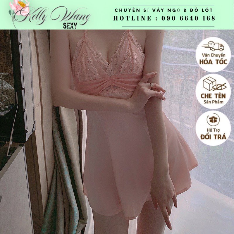 Sx 704 váy ngủ ren cao cấp - đầm ngủ sexy -KellyWang