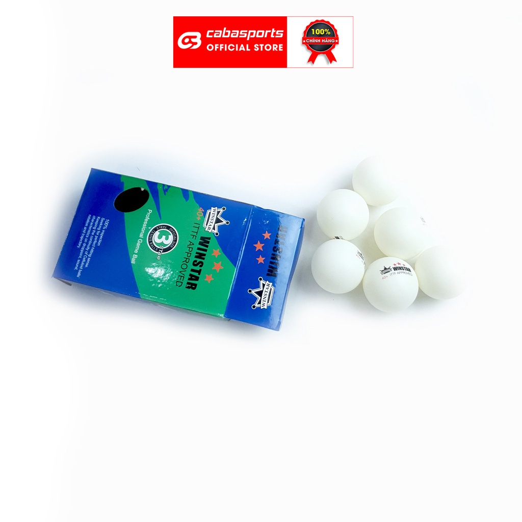 Quả bóng bàn thi đấu Winstar 40+ chính hãng giá rẻ hộp 3 quả - 6 quả