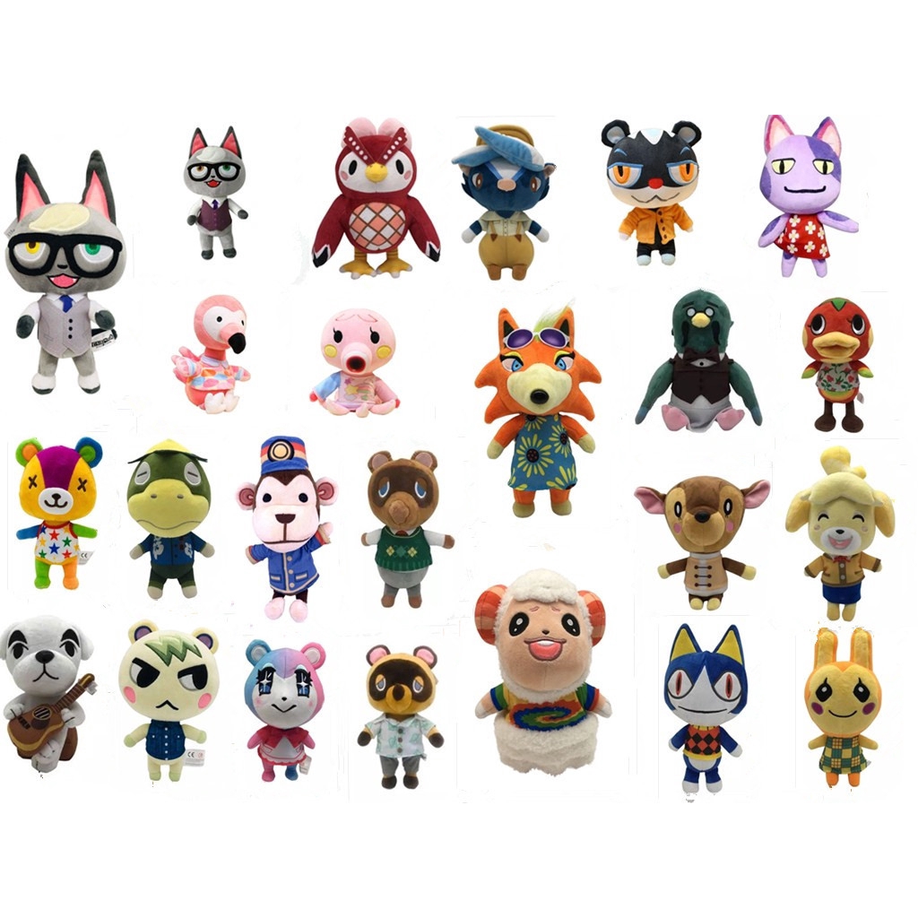 Kids Toy 20cm Animal Crossing Tom Nook KK Raymond Plush Toy Raccoon Nintendo switch Game Soft Stuffed Doll