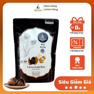 Tỏi đen một nhánh cô đơn lên men 60 ngày, sản phẩm hàng đầu tốt cho sức khỏe của thương hiệu Linh Đan gói 500gr
